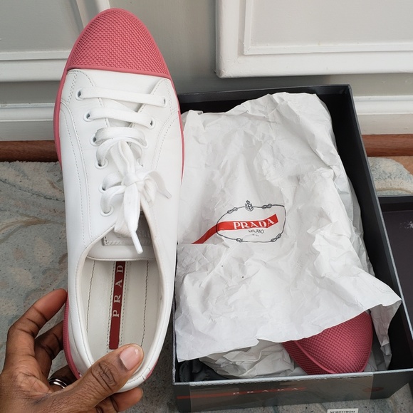 SOLD PRADA Sneakers (will fit sz 41) - Picture 6 of 8